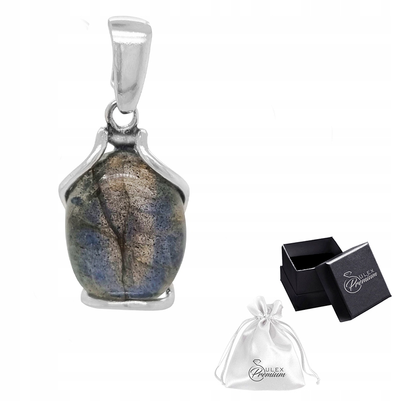 Stříbrný přívěsek ryzost 925 Přívěsek s kouzelným kamenem Labradoryt