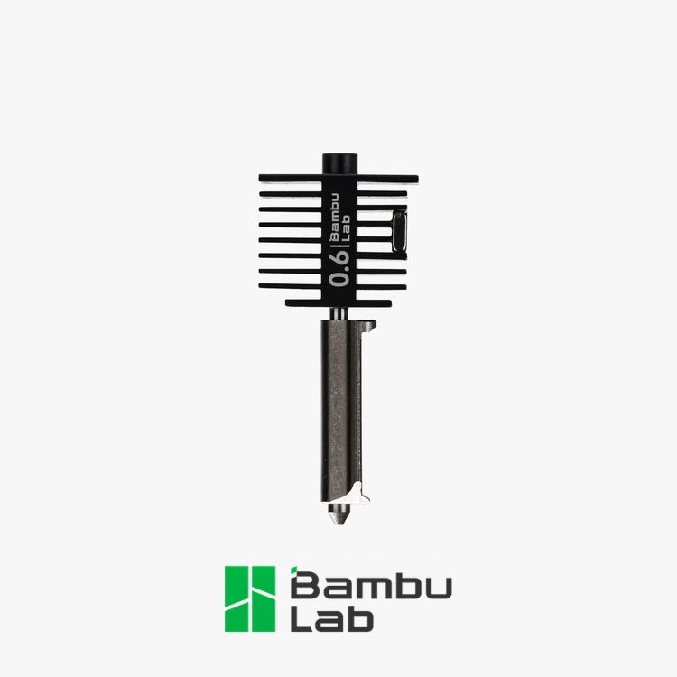 Oryginalny Hotend Bambu Lab FAH020 dysza 0,6 mm stal hartowana A1/A2L