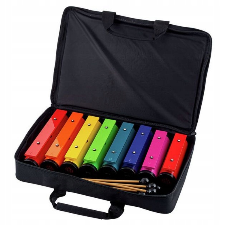 Diatonické zvonky na Rainbow trubice TRCB-8 8 zvuky C dur