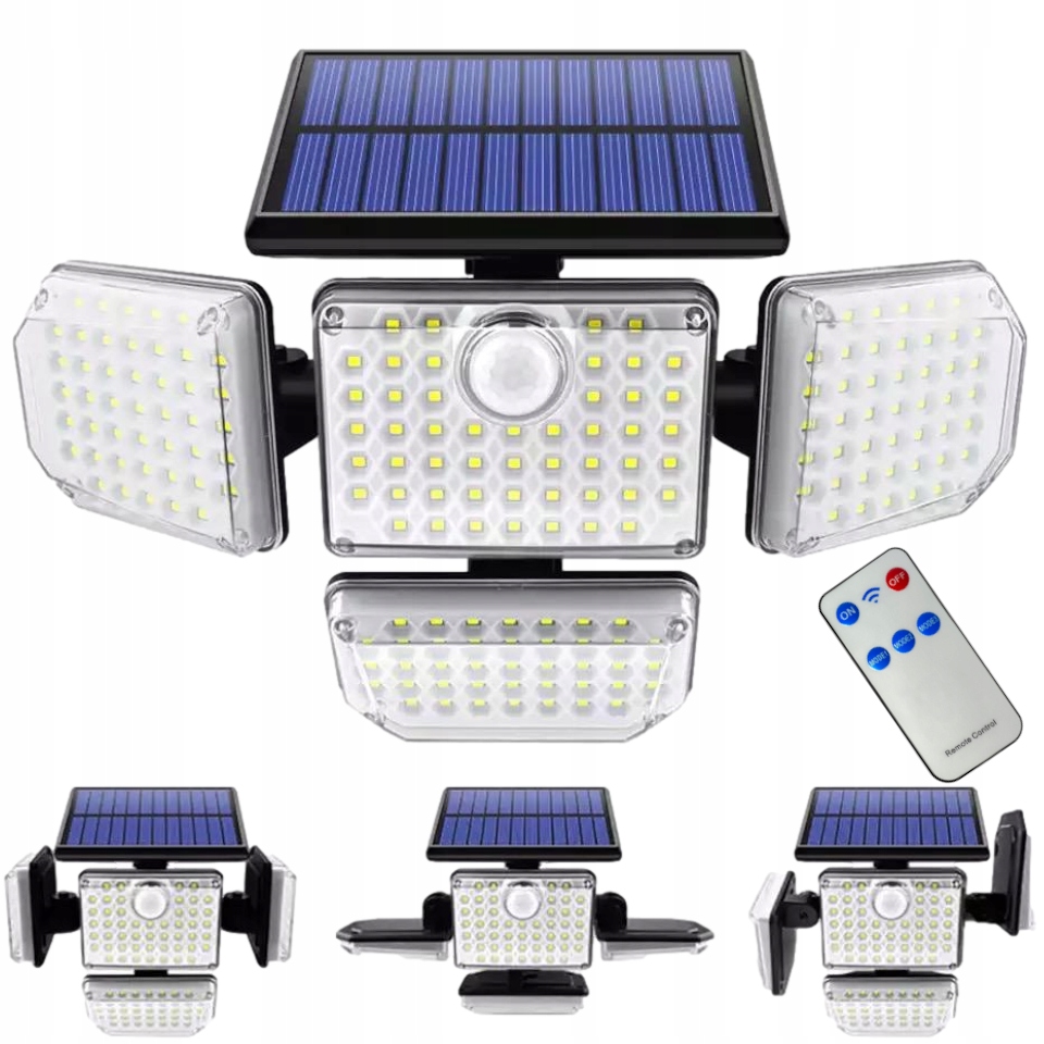 

Lampa Solarna Led Z Czujnikiem Ruchu Lampy Uliczne