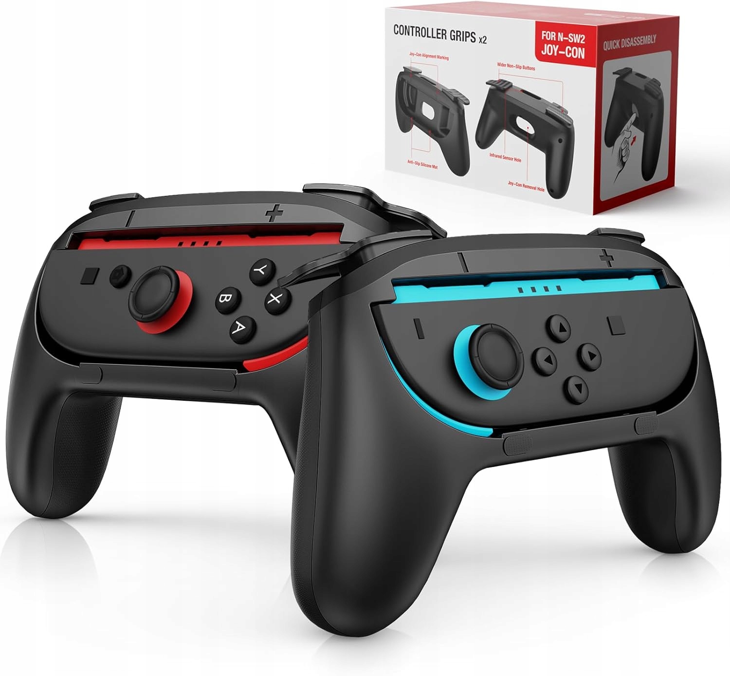2x Uchwyt Joy-Con Grip o Nintendo Switch 2