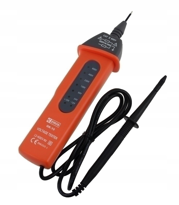 

Tester napięcia Emos CV-4 diodowy GK-10 M0004A Led