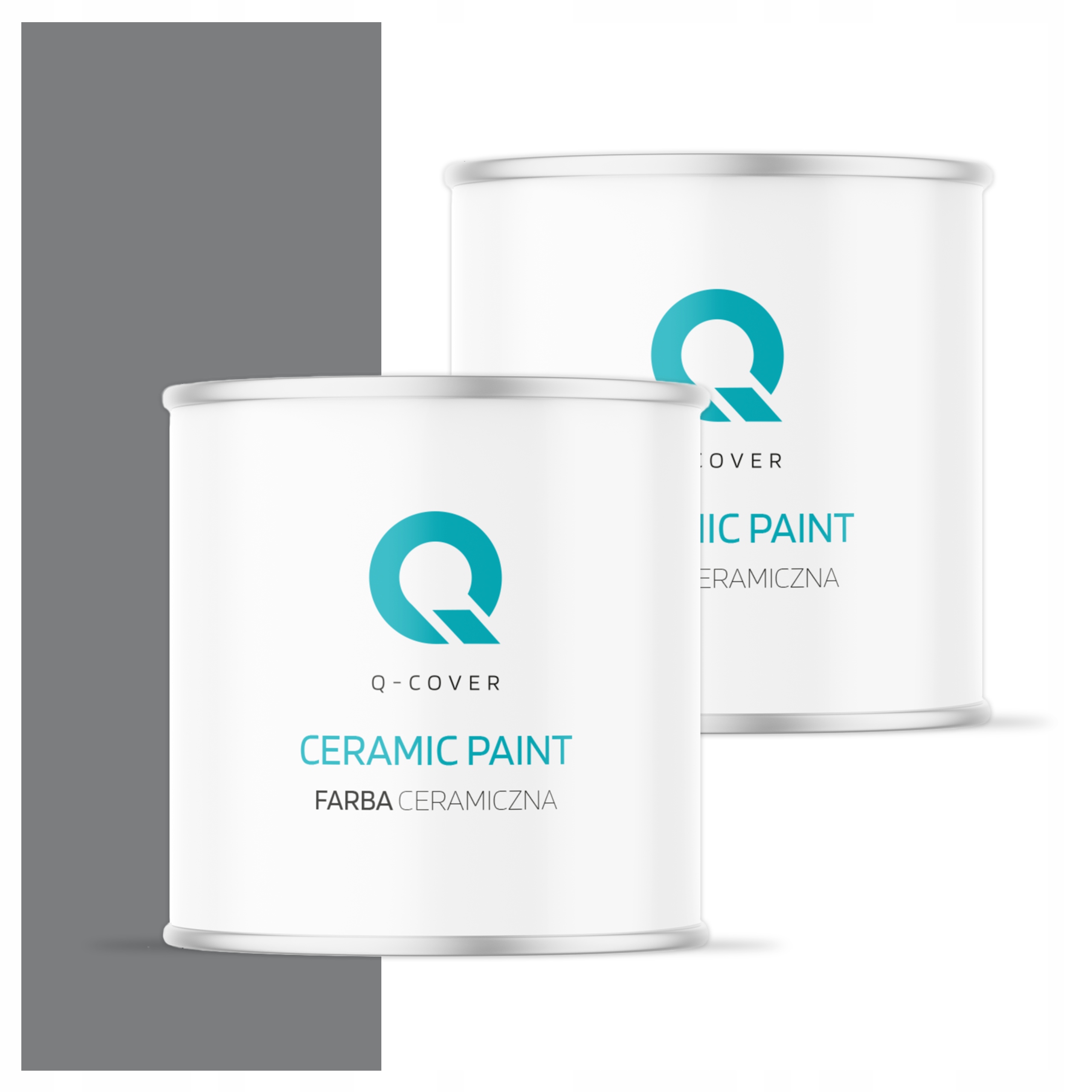 Keramická umývateľná farba na interiér 2L Hlboká matná šedá tmavá H1020