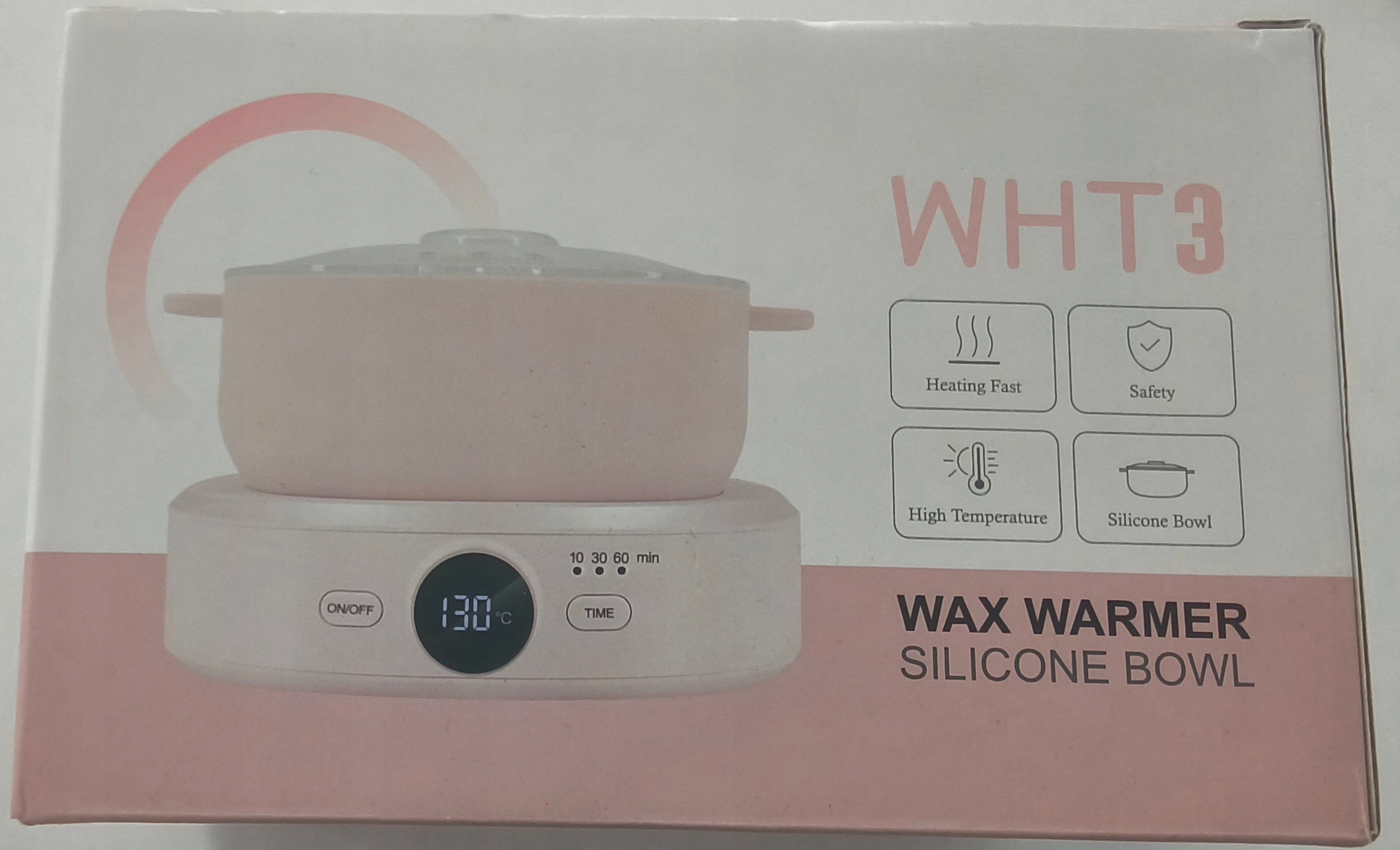 WHT3 Wax Warmer Silicone Bowl – ohřívač vosku s miskou, Defect