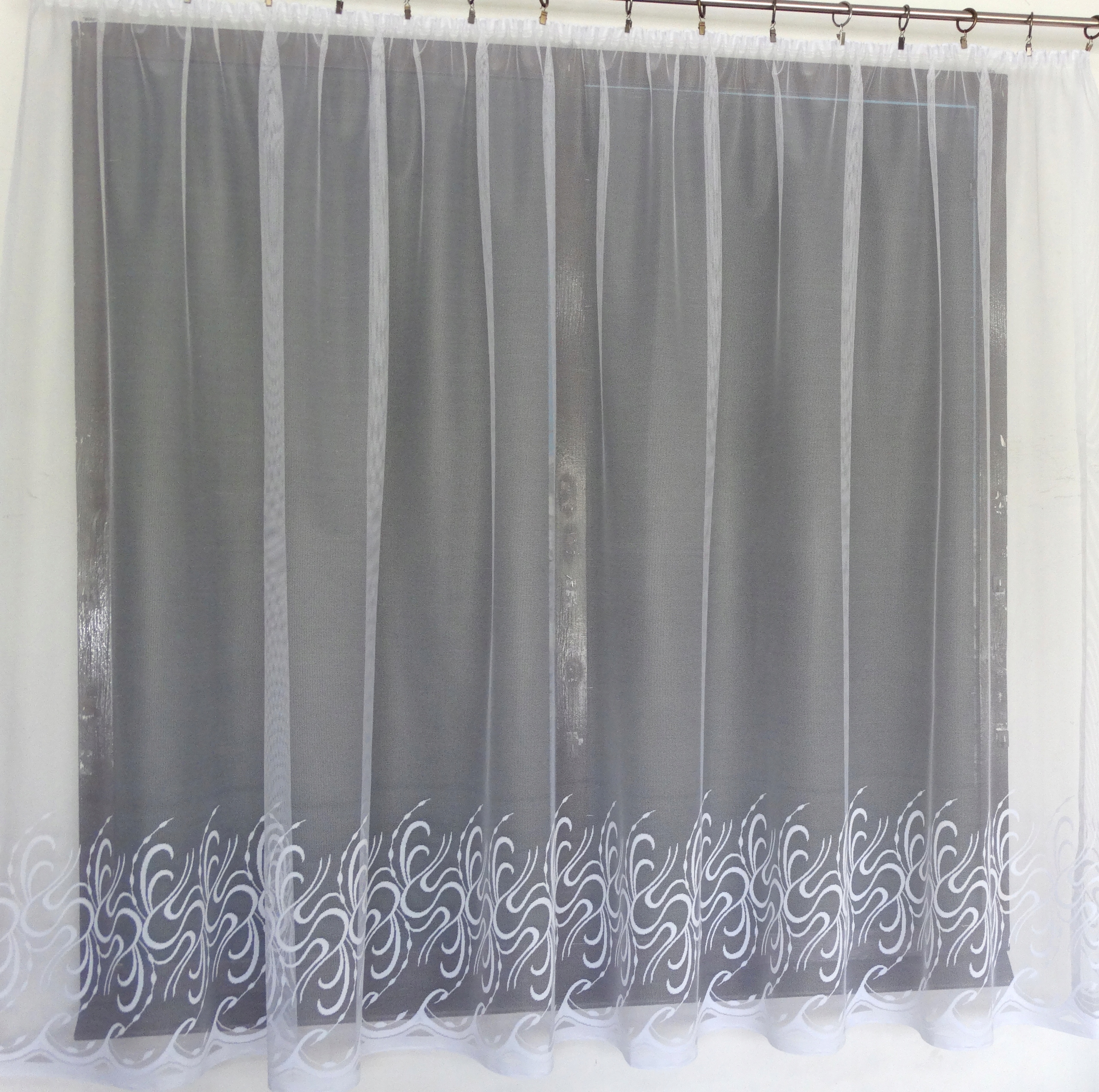 Mg Záclona žakárová páska 901/10 390X155 hotová s páskou G