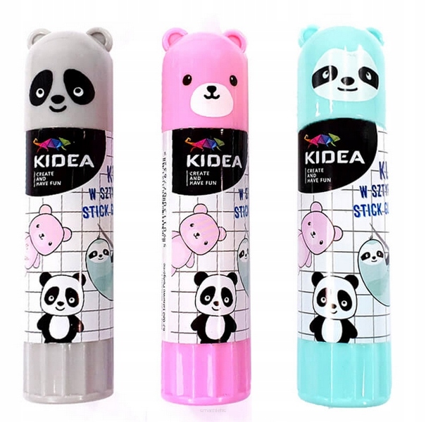 

Klej w sztyfcie szkolny Kidea 15g zwierzątka mix