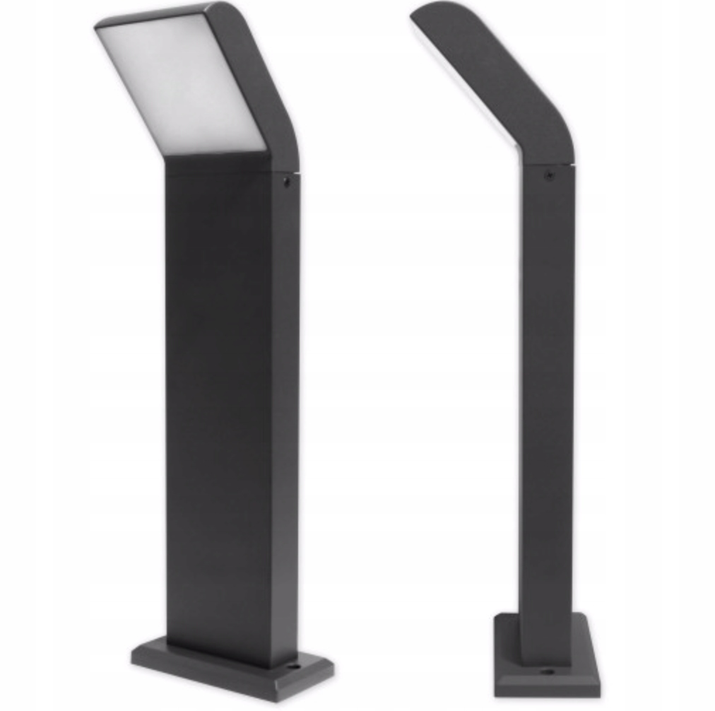 Lampa ogrodowa Led 12W stojąca 50cm czarna