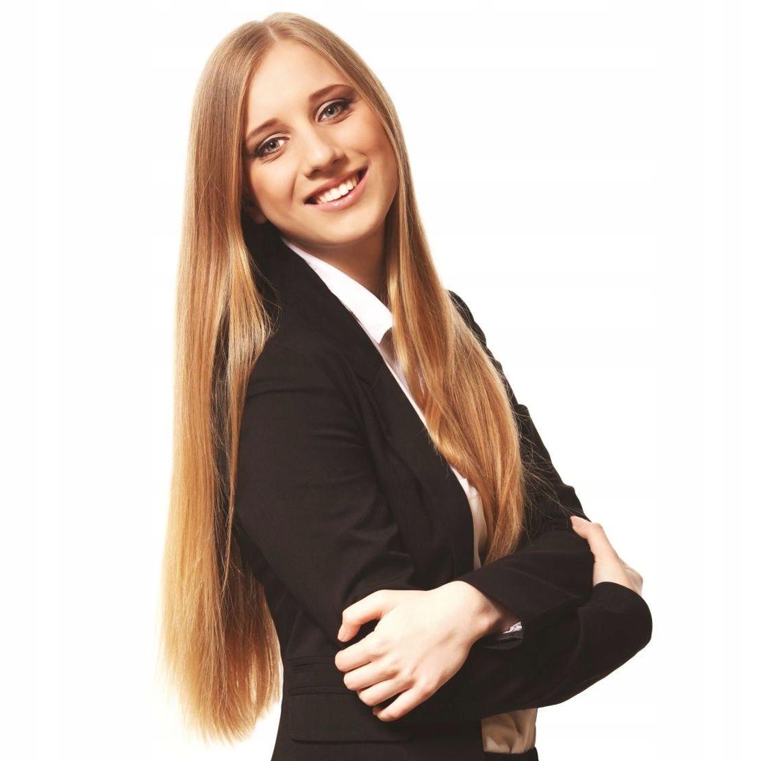 NANORINGI WŁOSY 100% NATURALNE NANO RINGI PASEMKA 40 CM ciepły blond 14 Marka MODERN-HAIR