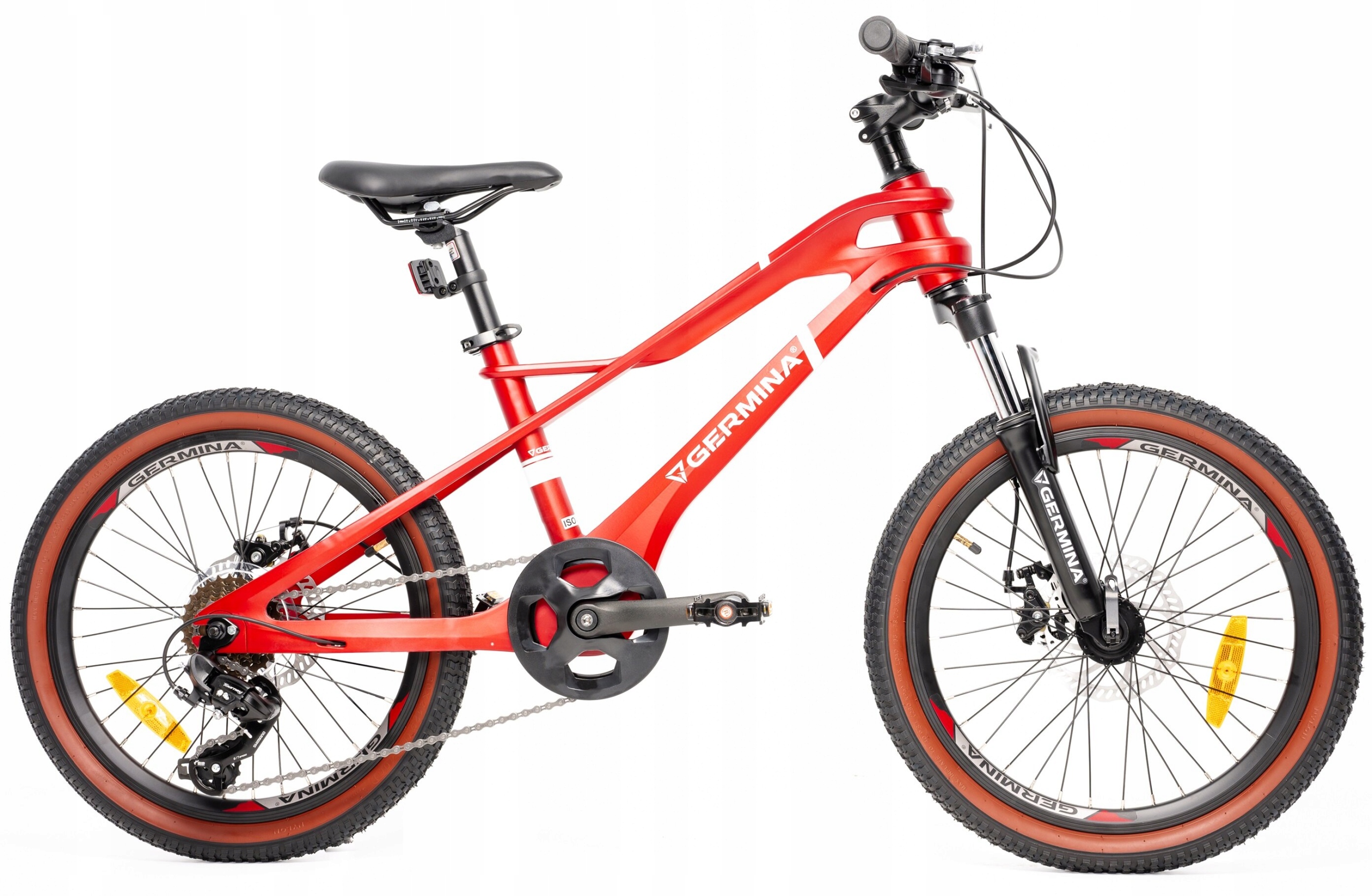 Rower Dziecięcy Górski 20" Germina Magnesium Red