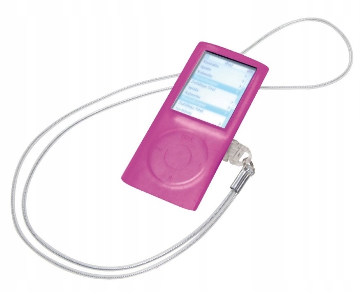 Silikonowe etui różowe do Apple iPod Nano 4 gen