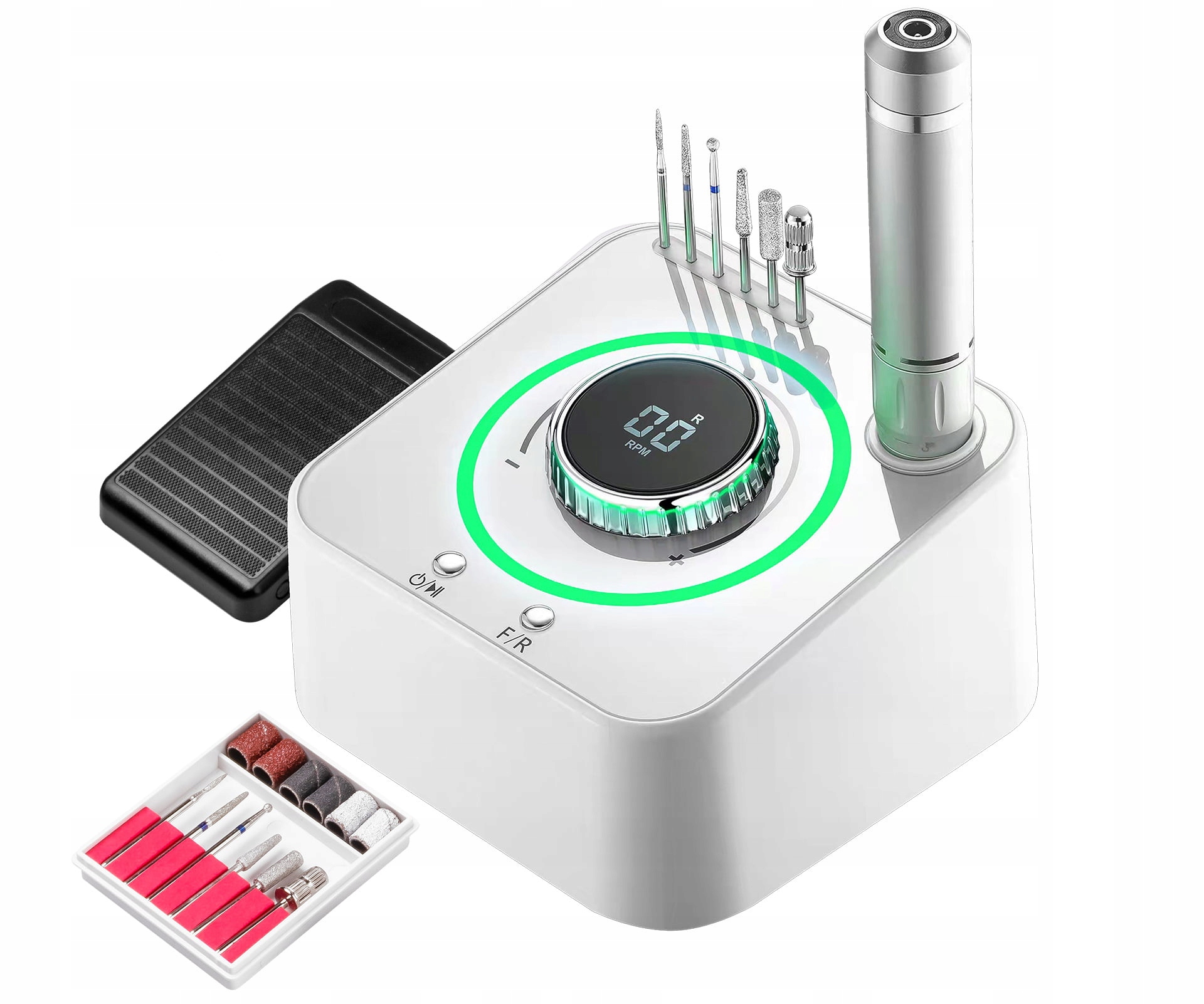 PROFESJONALNA FREZARKA DO PAZNOKCI MANICURE 80W