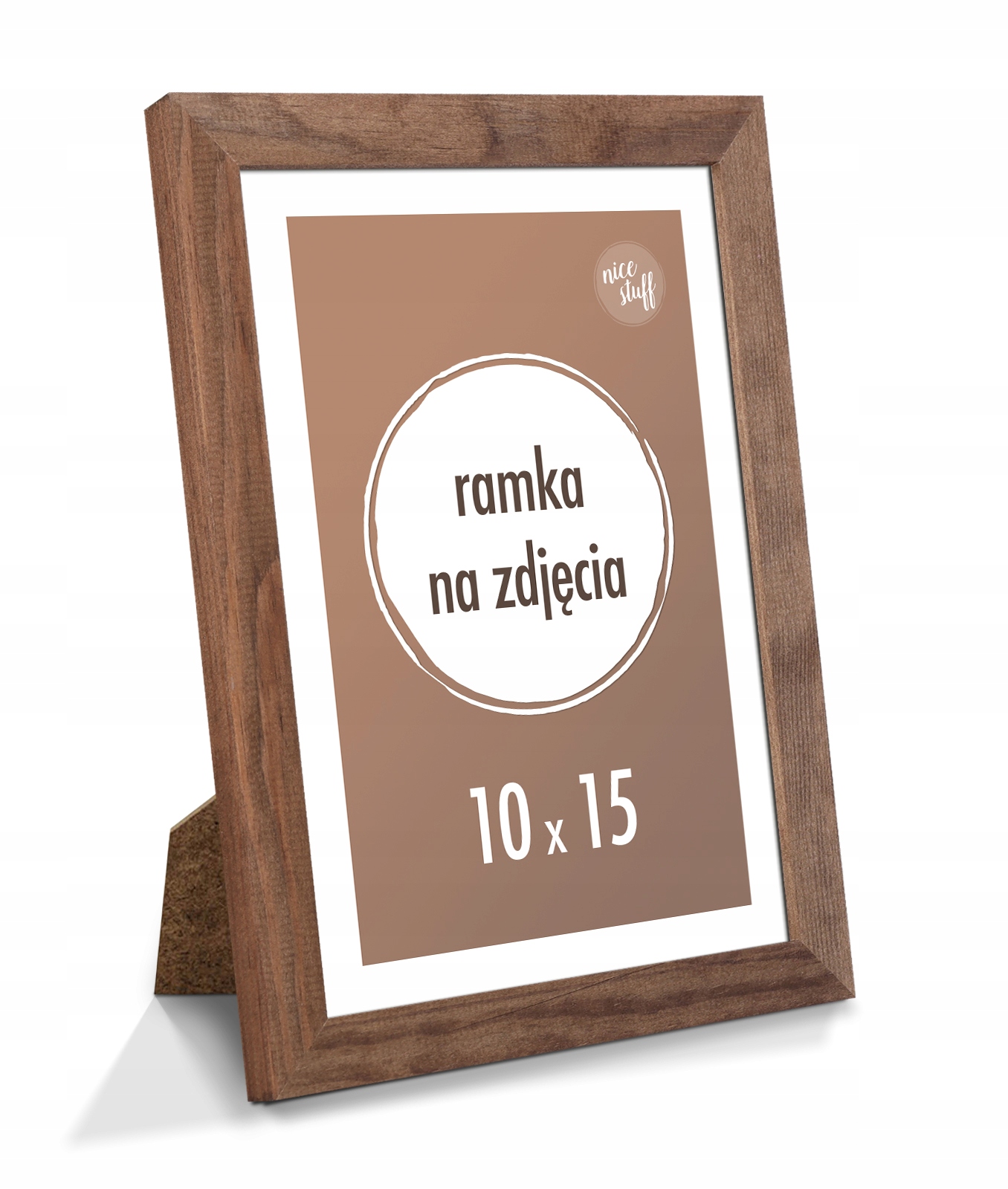 

Ramka Na Zdjęcia 10x15 cm A6 ramki drewniane wenge