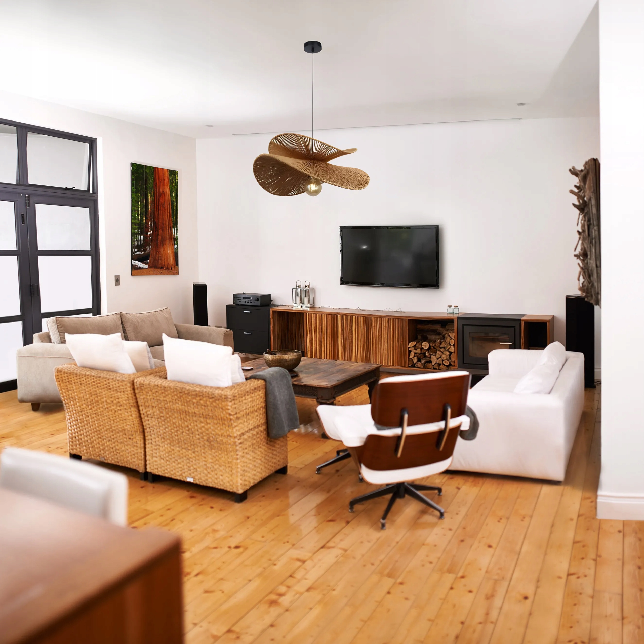 LAMPA SUFITOWA LOFTOWA NATURALNE MATERIAŁY BRĄZOWA ABAŻUR Marka TOOLIGHT