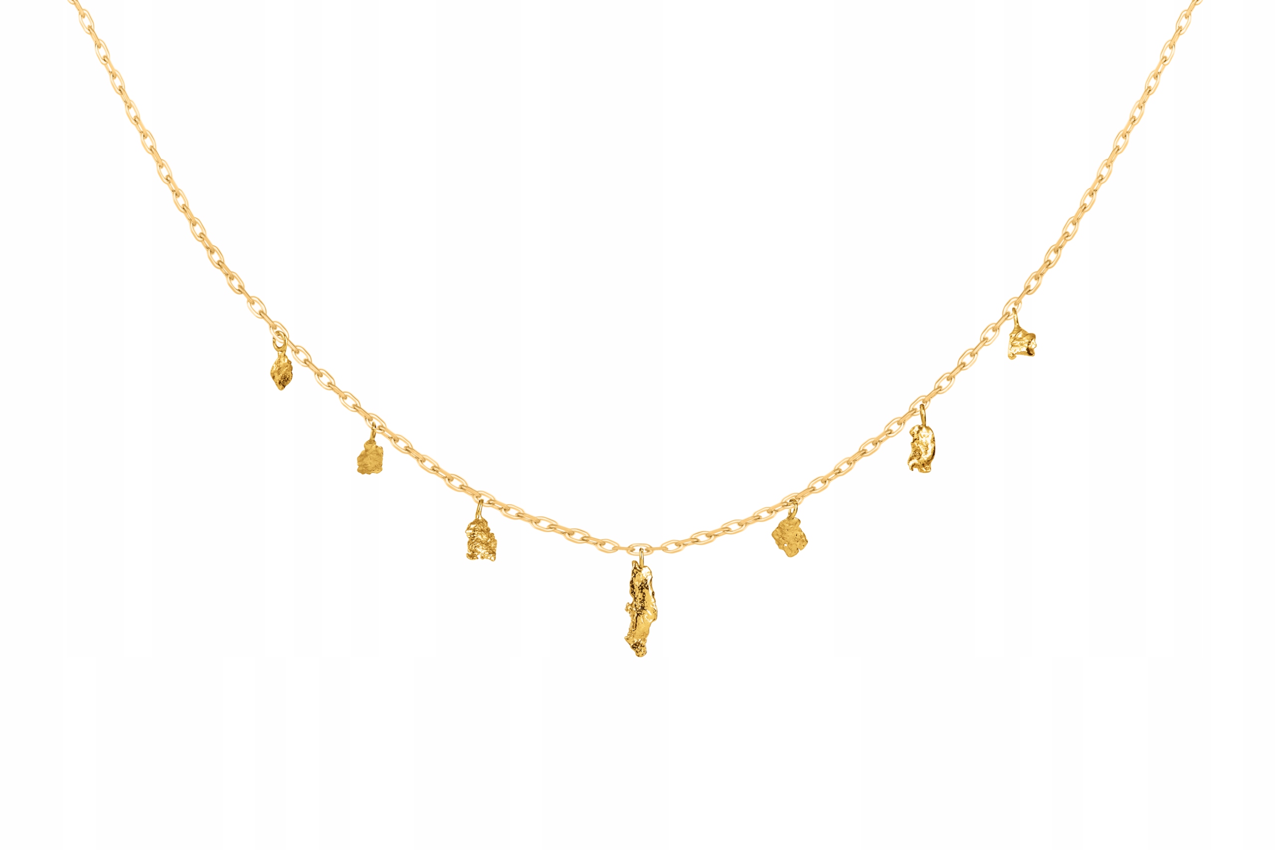 Náhrdelník celebrity (kolia) s okvětními lístky samorozenců