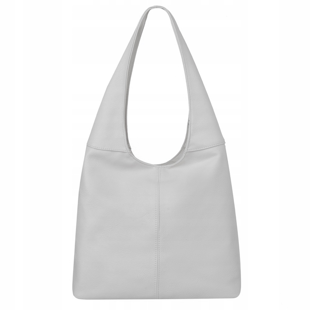 SZARA TOREBKA DAMSKA WOREK TORBA POPIELATA SHOPPER BAG TOREBKA