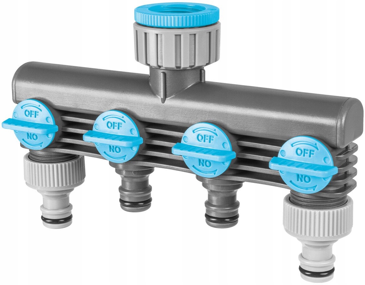 

Rozdzielacz Na kran Cellfast Poczwórny 52-240 6bar