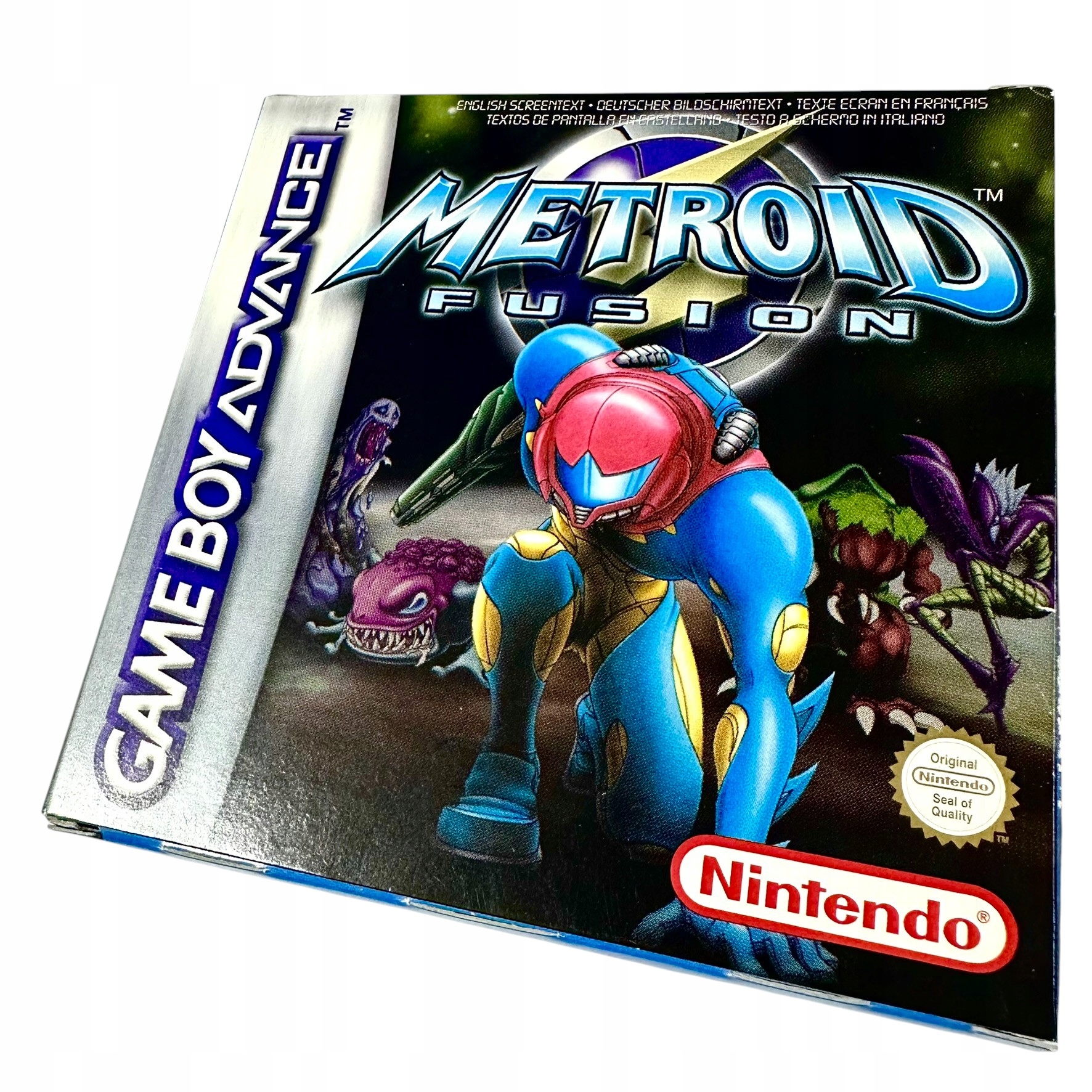 Metroid Fusion Nintendo Game Boy Advance pudełkowa