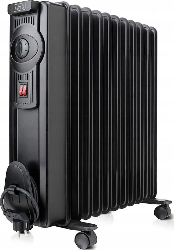 Olejový radiátor Black+Decker BXRA2000E 2000 W černý