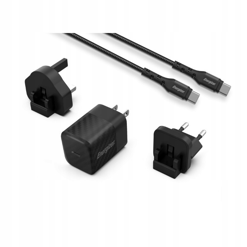 Energizer Ultimate síťová nabíječka Multiplug Eu Uk Us GaN Usb-c 20