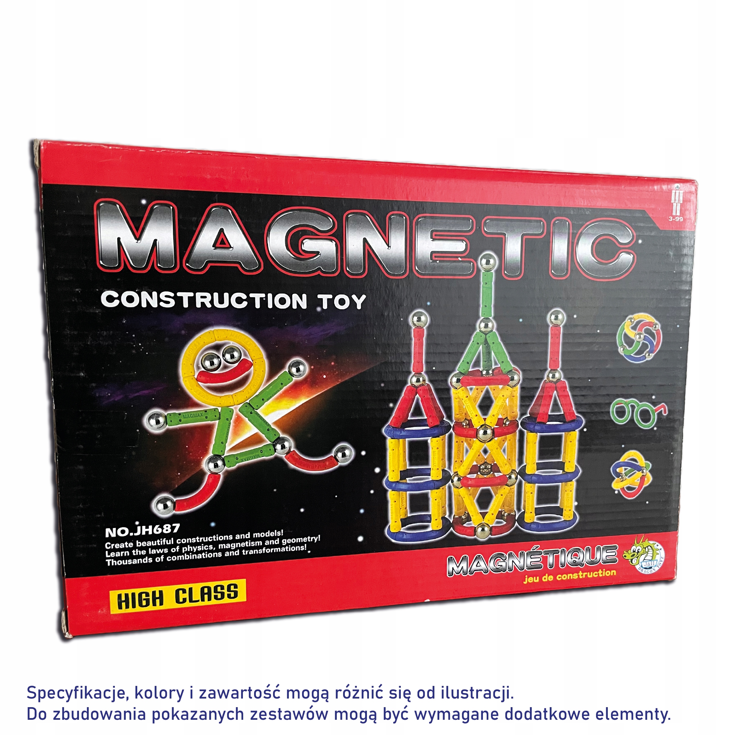 

Klocki magnetyczne Magnetic 42 elementy 687A
