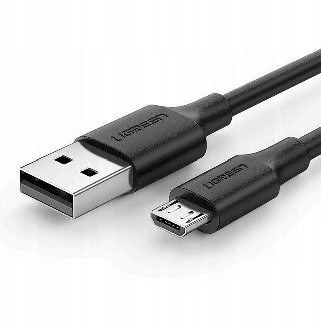 

Kabel micro Usb Ugreen Qc 3.0 2.4A 0.25m (czarny)