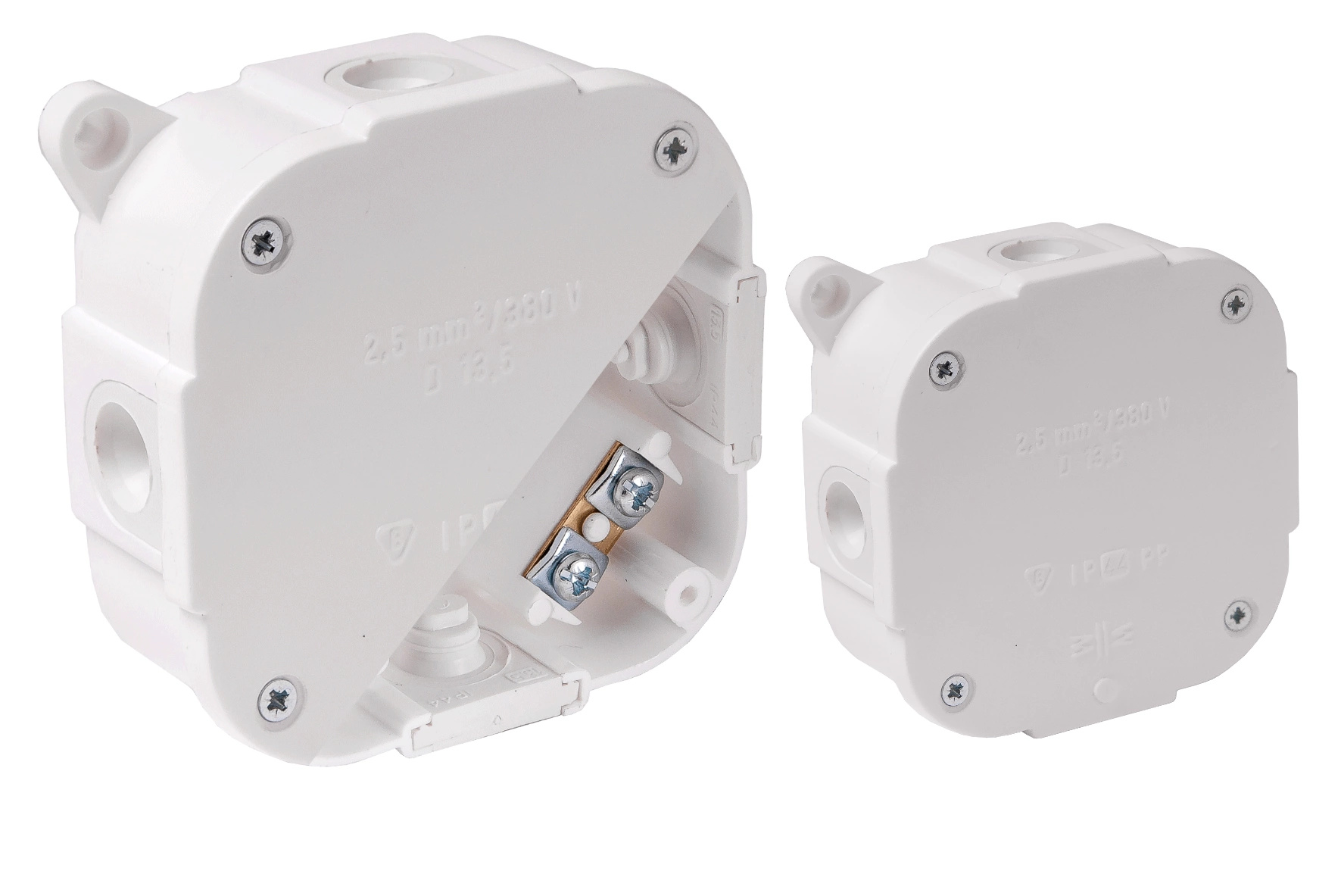 

Puszka Natynkowa Hermetyczna z Zaciskami 88x88
