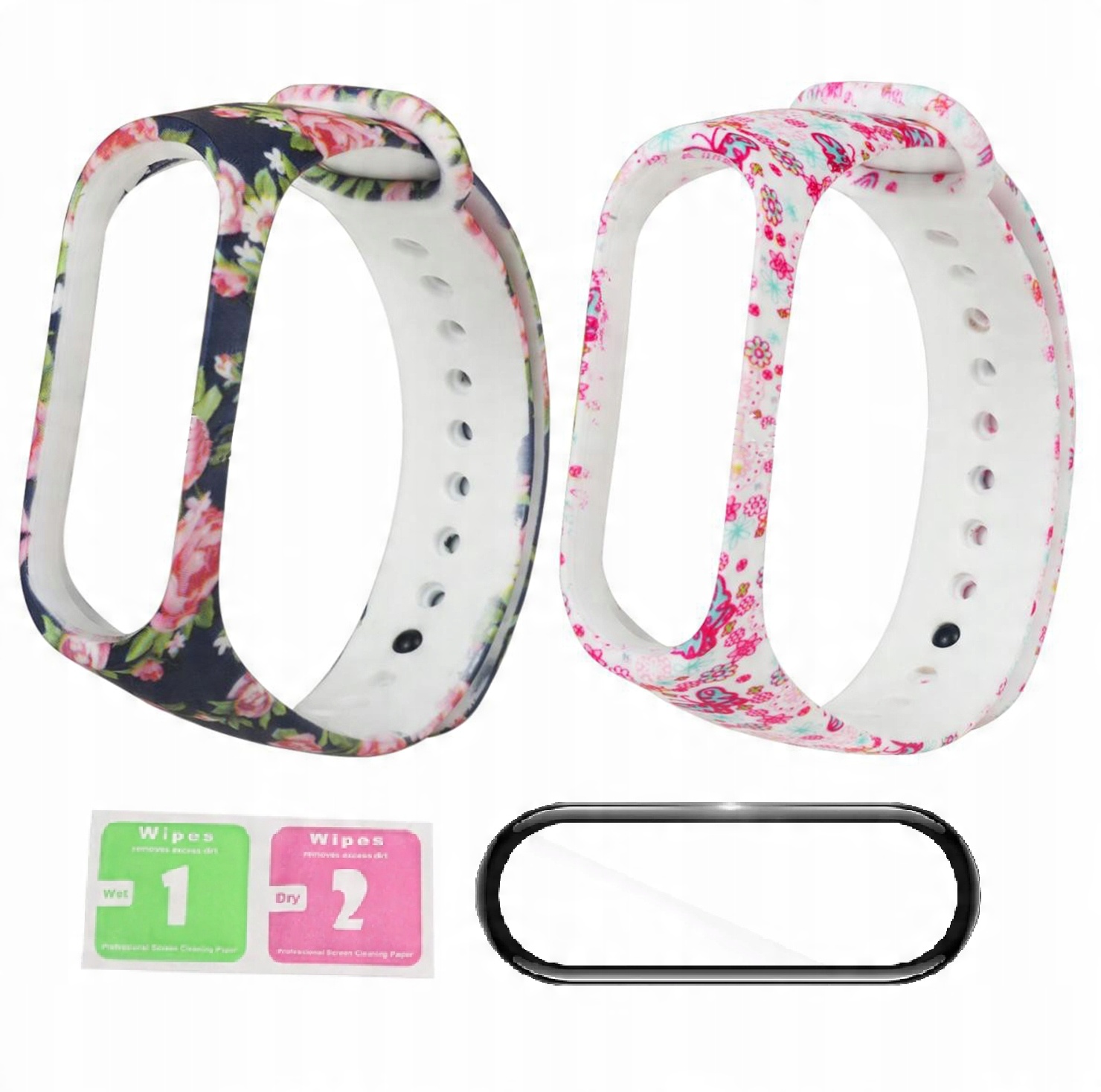 

Opaska Zamienna do Xiaomi MI Band 4 Wzór 2+folia3D