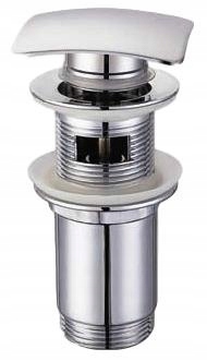 

Korek Klik-klak Umywalkowy Kwadratowy Z Przelewem