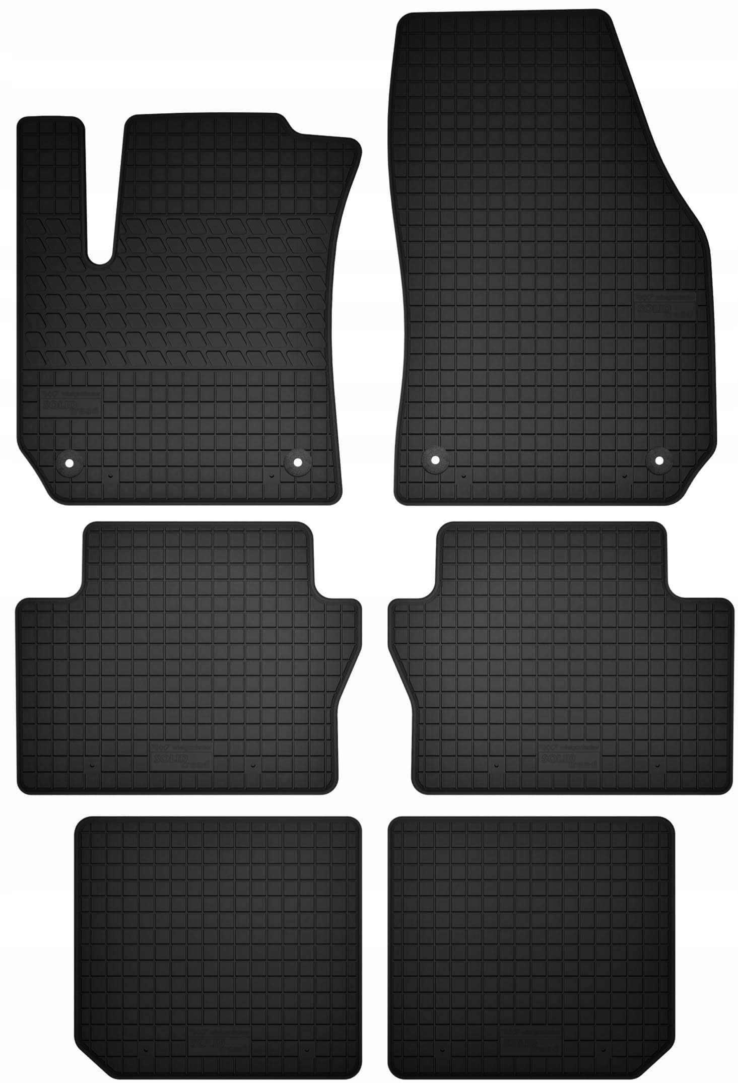 Koberce do auta pro: Opel Zafira B (2005-2011) stěrače 3 řady