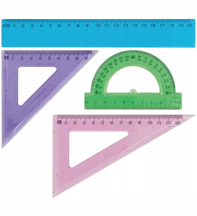 

Zestaw geometryczny brokatowy GR-032