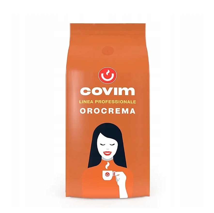Káva zrnková Orocrema 1kg Covim pro italský espresso