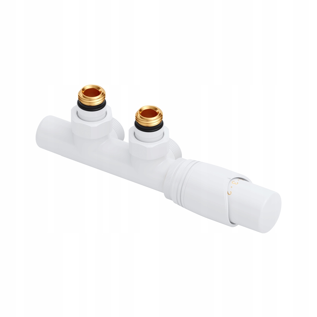 Volaro 2.0 – Integrovaný radiátorový termostat pravý, bílý matný