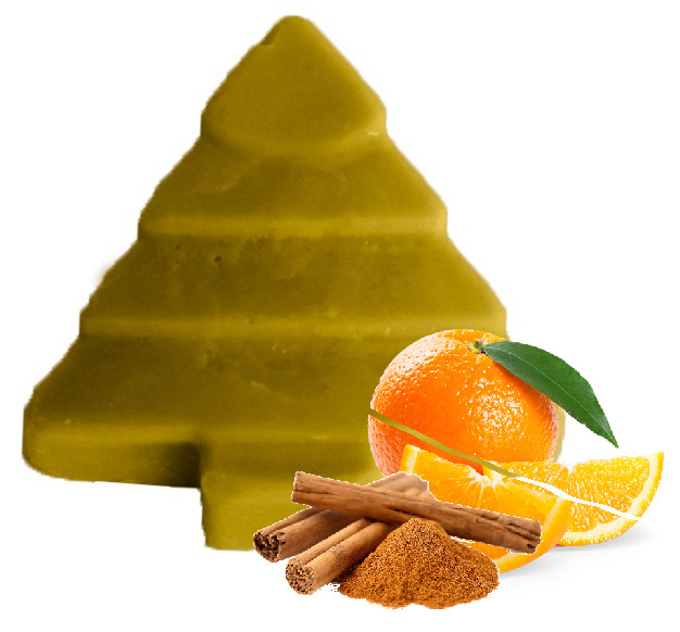 SOJOWY WOSK ZAPACH ŚWIĄT pomarańcza cynamon 1szt