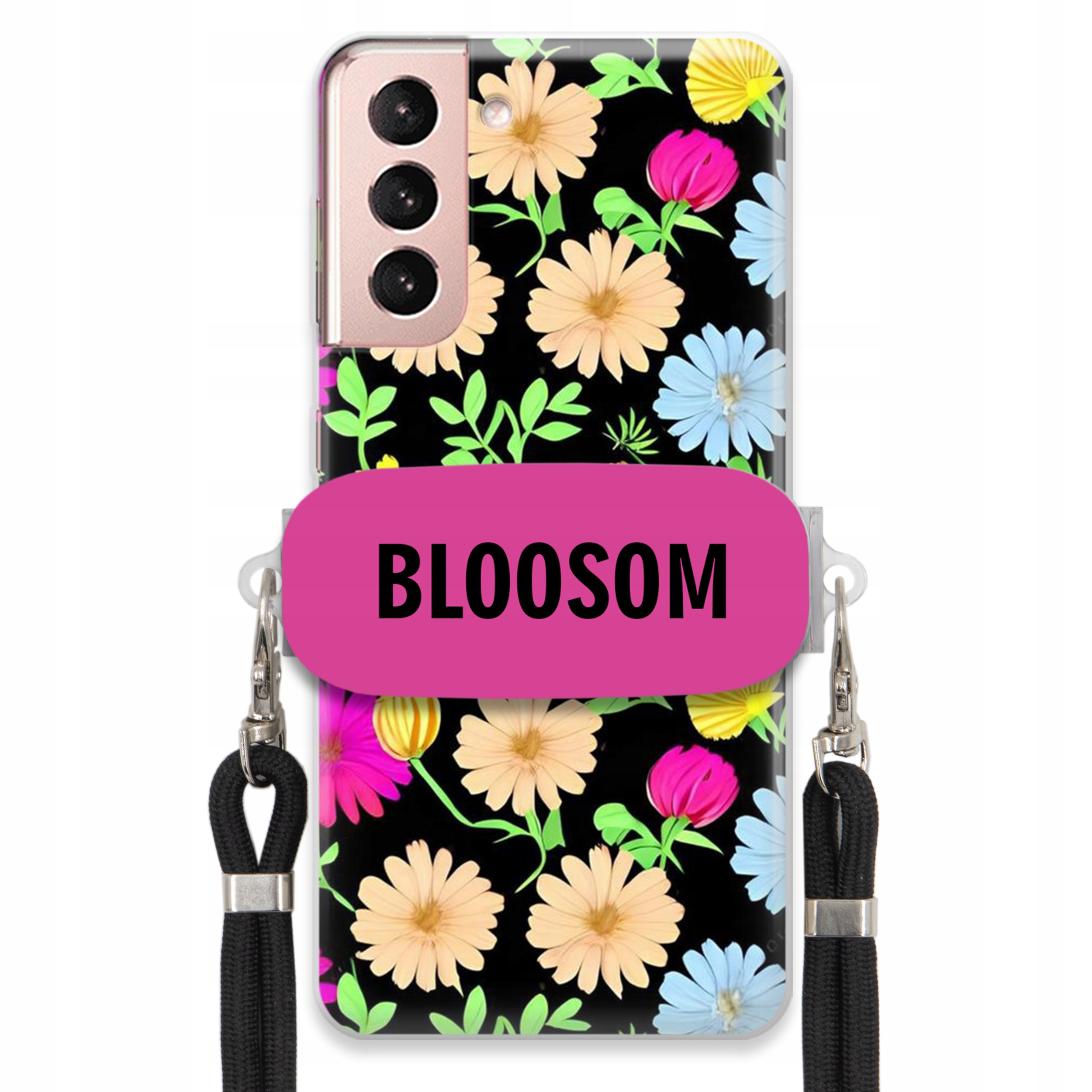 Puzdro Crossbody Pre Samsung S21 5G Puzdro Case Kvety Bloosom Flower