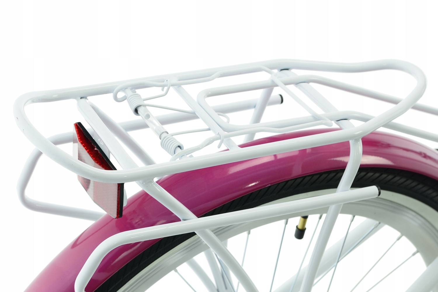 Rower Kands 24 Olivia r14 cali biało-różowy połysk 2025 Nowość na rynku !!