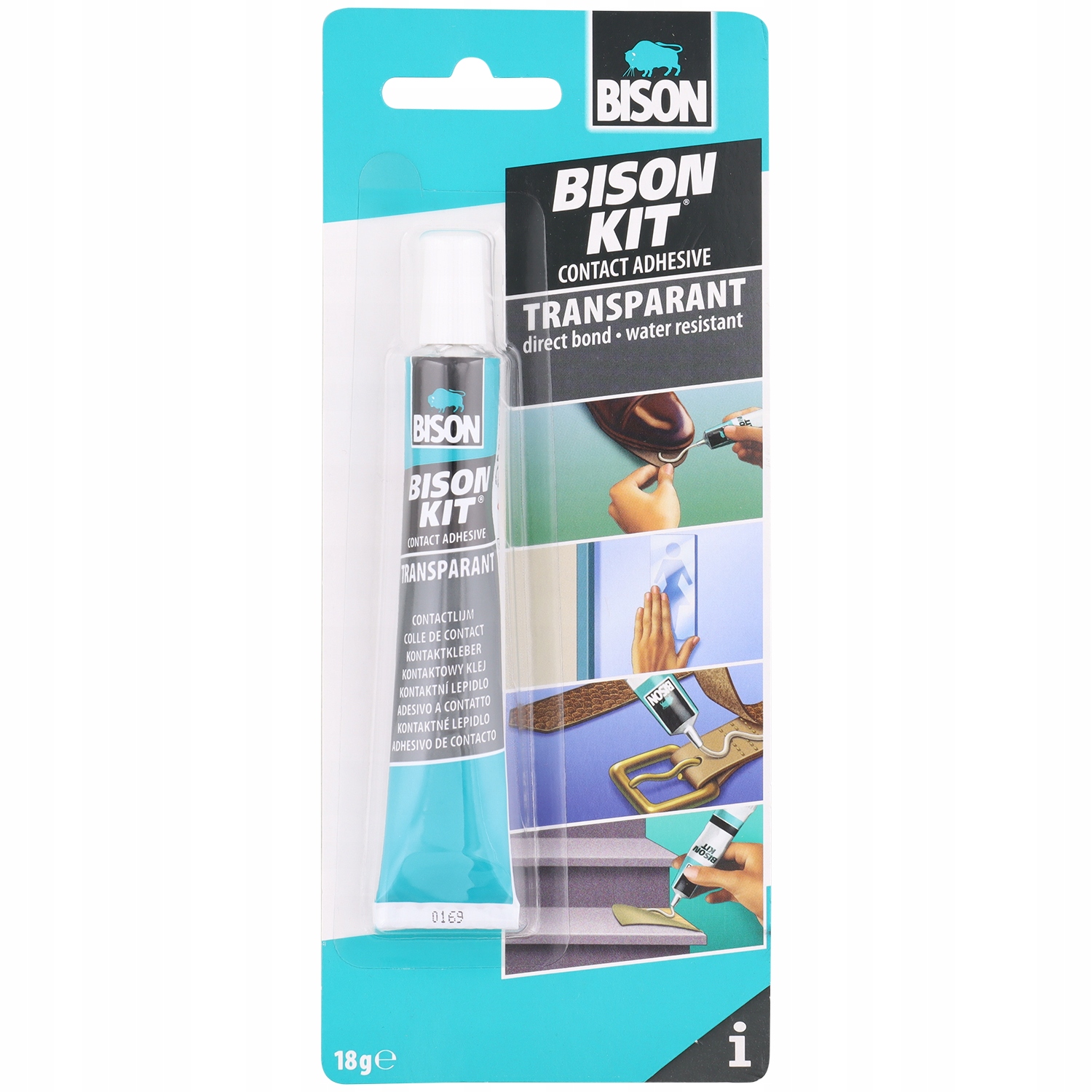 

Klej Kit Kontaktowy Bison 18 gr transparentny