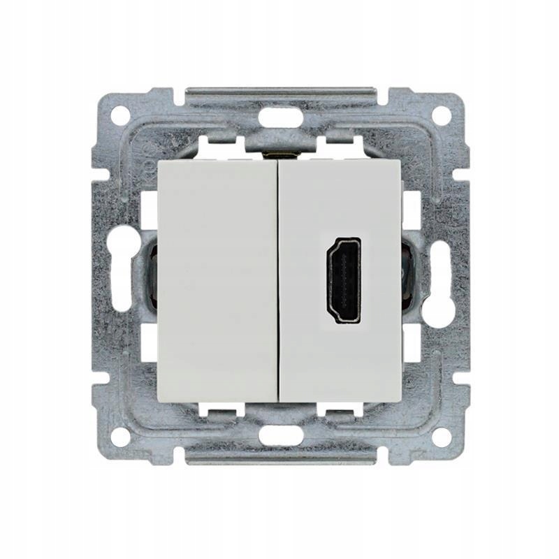 Kos Dante krémový – multimediální zásuvka Hdmi – typ A