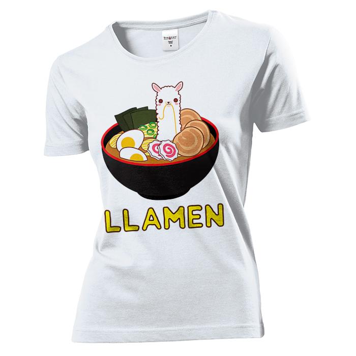 

Koszulka damska Lllamen Lama I Ramen M