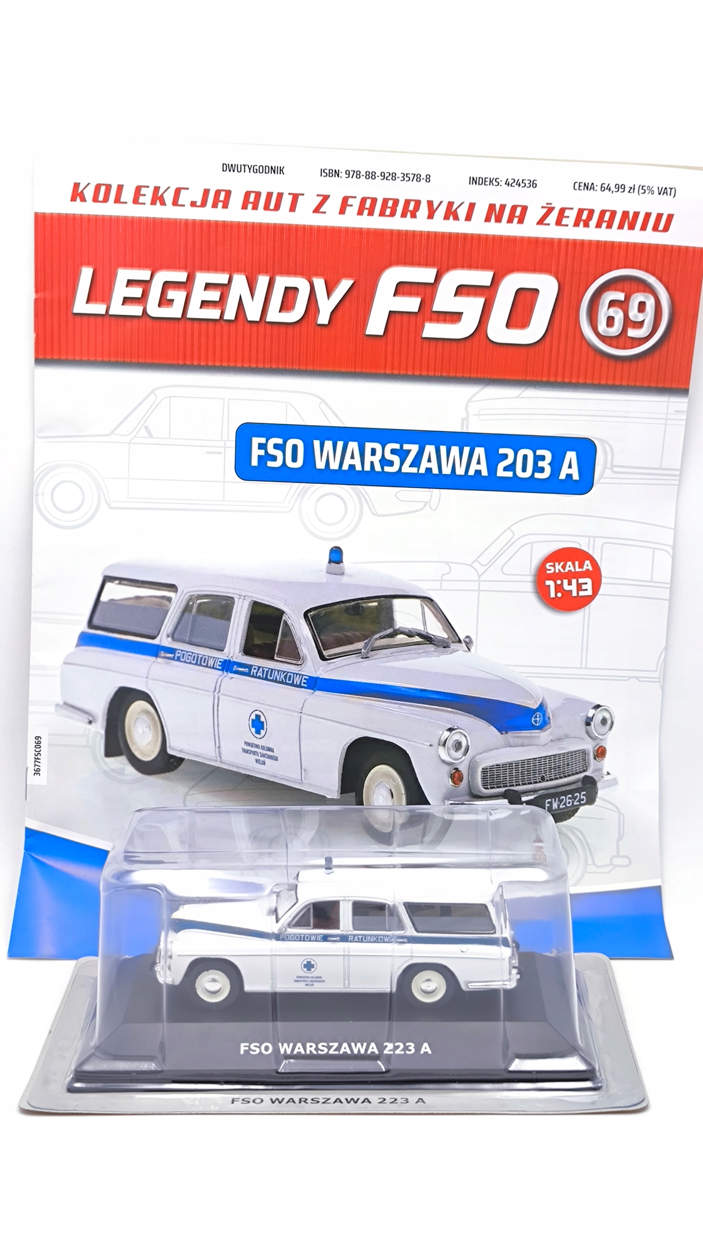 Fso Varšava 203 A 1:43 Deagostini #69