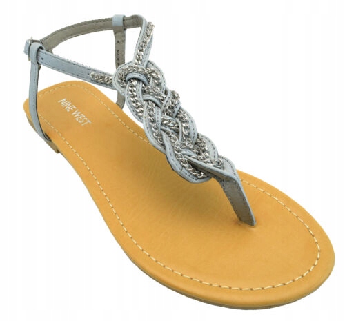 

Srebrne sandały japonki Nine West Promised 8 38,5