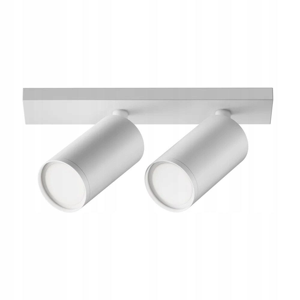 Stropná lampa biela s 2 nastaviteľnými reflektormi biela Maytoni