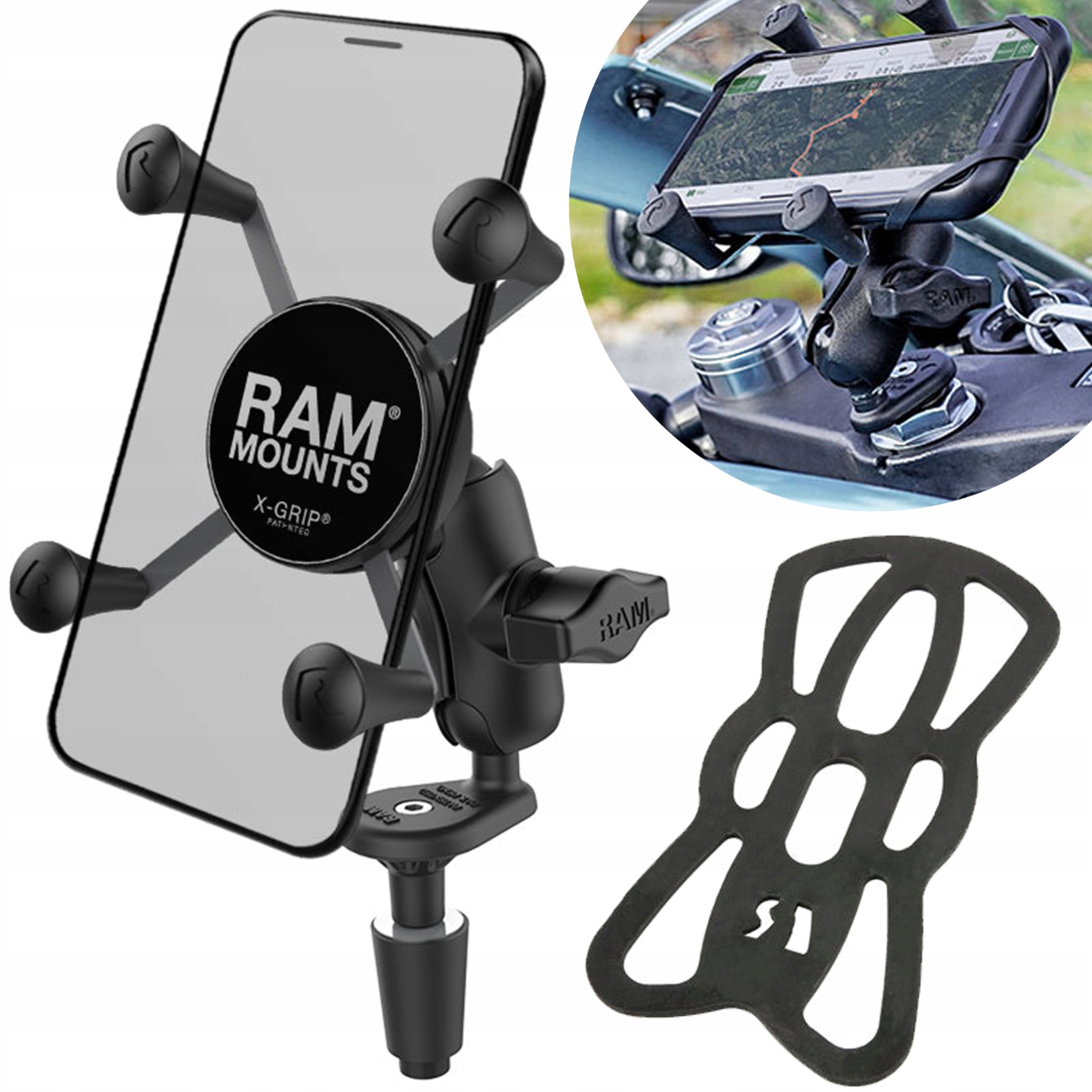 Ram Mount Držiak na motocykel na telefón v vidlici RAM-B-176-A-UN7U