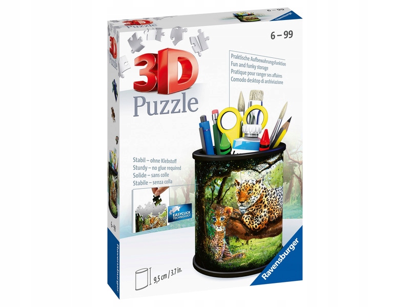 

Puzzle 3D Ravensburger Przybornik dzika przyroda