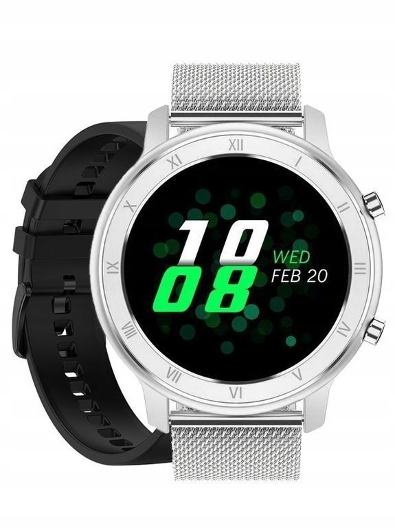 Chytré Hodinky Unisex Pacific 17-3 Náramek stříbrný přídavný pásek (sy01)