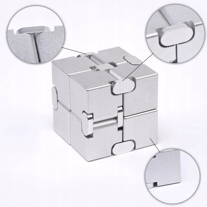 Fidget Cube Toy Infinity Metal Stress Relief Marka inna