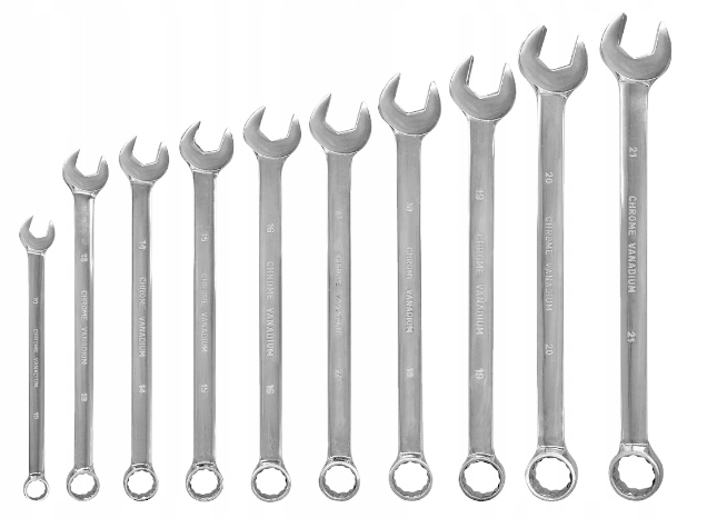 ZESTAW KLUCZY PLASKICH DLUGICH 10 21 ETUI JAKOSC Number of Elements sets