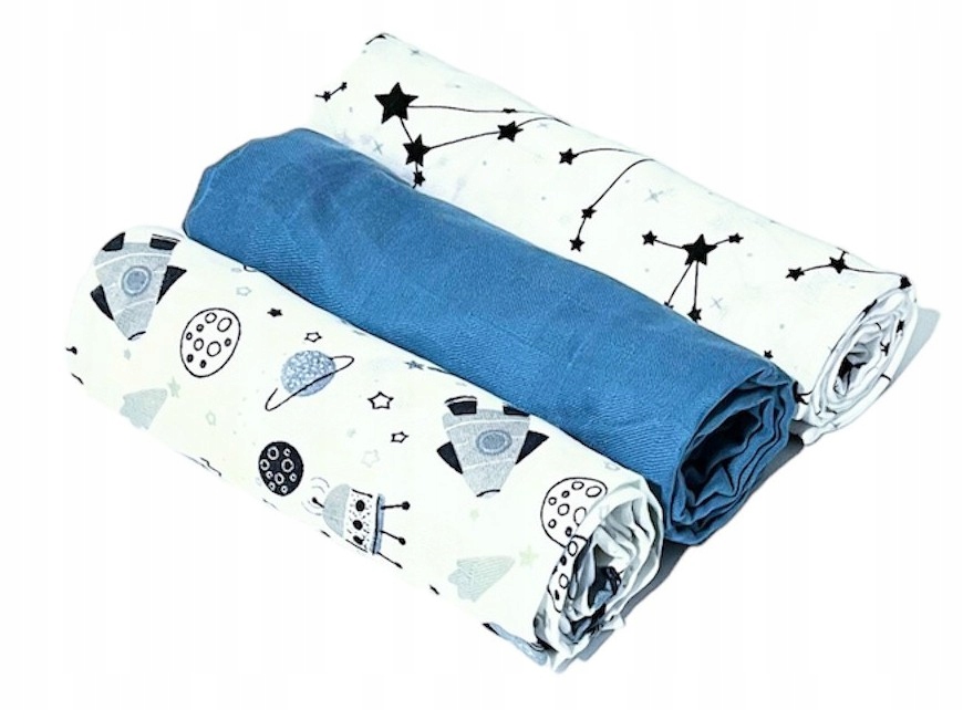 

Pieluchy Pieluszki Muślinowe Premium 3 Szt 70x75cm
