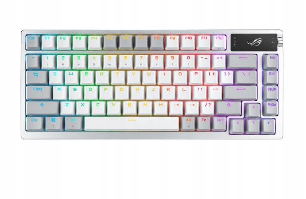 Asus Klávesnice Rog Azoth White Nx Oled 8000 Hz/0.125 ms/NX/USB 2.0