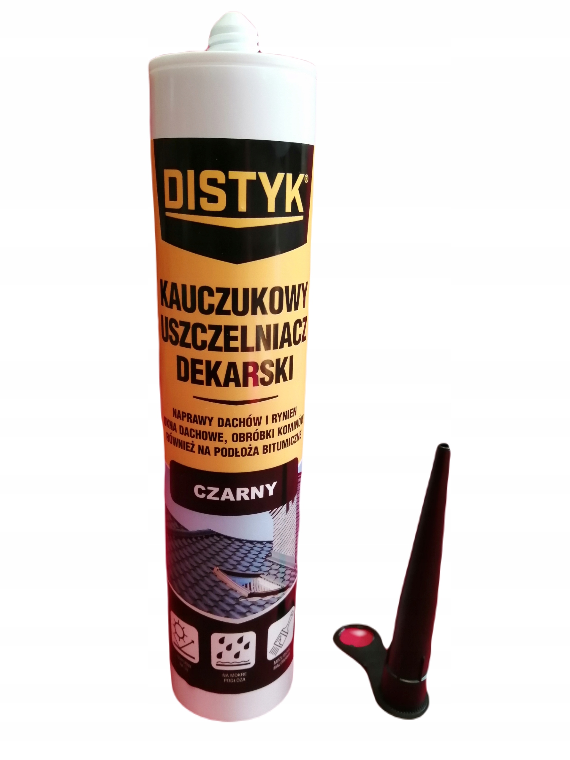 

Uszczelniacz dekarski Czarny kauczukowy Uv 280m