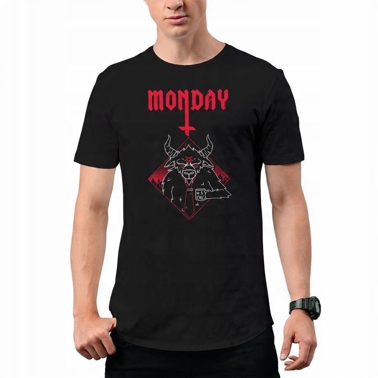 

Koszulka T-Shirt Monday Hell Poniedziałek L